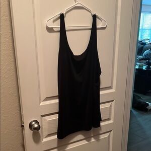 Chico's Black Tank Top with Scoop Neckline